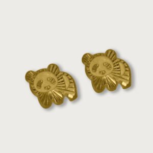 Broquel de panda de oro amarillo de 10K - Image 2