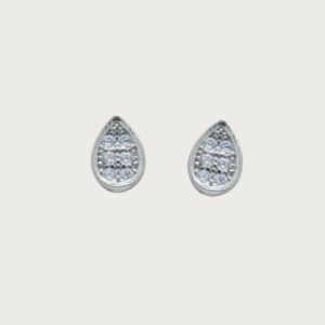Aretes Destellos de Elegancia en Cada Gota de Plata Italiana de ley 925 - Image 1