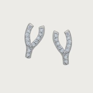 Aretes Brillo de Estilo de Plata Italiana de ley 925 - Image 2