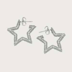 Destellos de Estrella en Acero Inoxidable Plata - Image 2