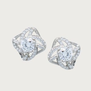 Encanto Estelar Aretes de Plata Italiana de ley 925 - Image 2